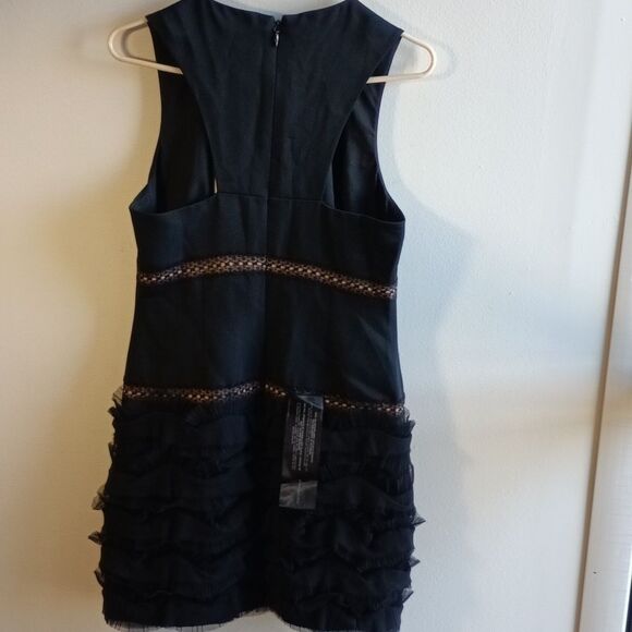 BCBG MaxAzria " Maile" Ruffle Mini Dress - Picture 7 of 11